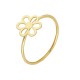 Glorria 14k Solid Gold Daisy Ring