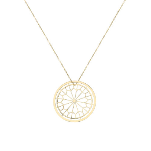 Glorria 14k Solid Gold Geometric Necklace Glorria 14k Solid Gold Geometric Necklace