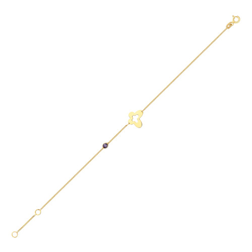 Glorria 14k Solid Gold Butterfly Bracelet Glorria 14k Solid Gold Butterfly Bracelet