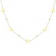 Glorria 14k Solid Gold Dorika Heart Necklace
