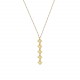 Glorria 14k Solid Gold Flower Necklace