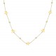 Glorria 14k Solid Gold Dorika Star Necklace