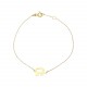 Glorria 14k Solid Gold Elephant Bracelet