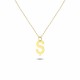 Glorria 14k Solid Gold Letter Ş Necklace