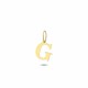 Glorria 14k Solid Gold Letter G Pendant