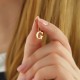 Glorria 14k Solid Gold Letter G Pendant