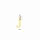 Glorria 14k Solid Gold Letter J Pendant