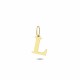 Glorria 14k Solid Gold Letter L Pendant