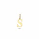 Glorria 14k Solid Gold Letter S Pendant