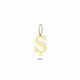 Glorria 14k Solid Gold Letter Ş Pendant