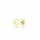 Glorria 14k Solid Gold Ç Letter Earring