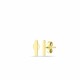 Glorria 14k Solid Gold İ Letter Earring