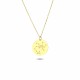 Glorria 14k Solid Gold Sagittarius Zodiac Necklace