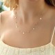 Glorria 14k Solid Gold Star Luck Necklace