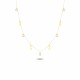 Glorria 14k Solid Gold Infinity Luck Necklace