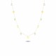 Glorria 14k Solid Gold Heart Luck Necklace