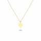 Glorria 14k Solid Gold Leaf Necklace