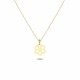Glorria 14k Solid Gold Daisy Necklace