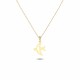 Glorria 14k Solid Gold Bird Necklace