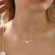 Glorria 14k Solid Gold Heart Necklace