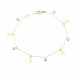 Glorria 14k Solid Gold Infinity Bracelet