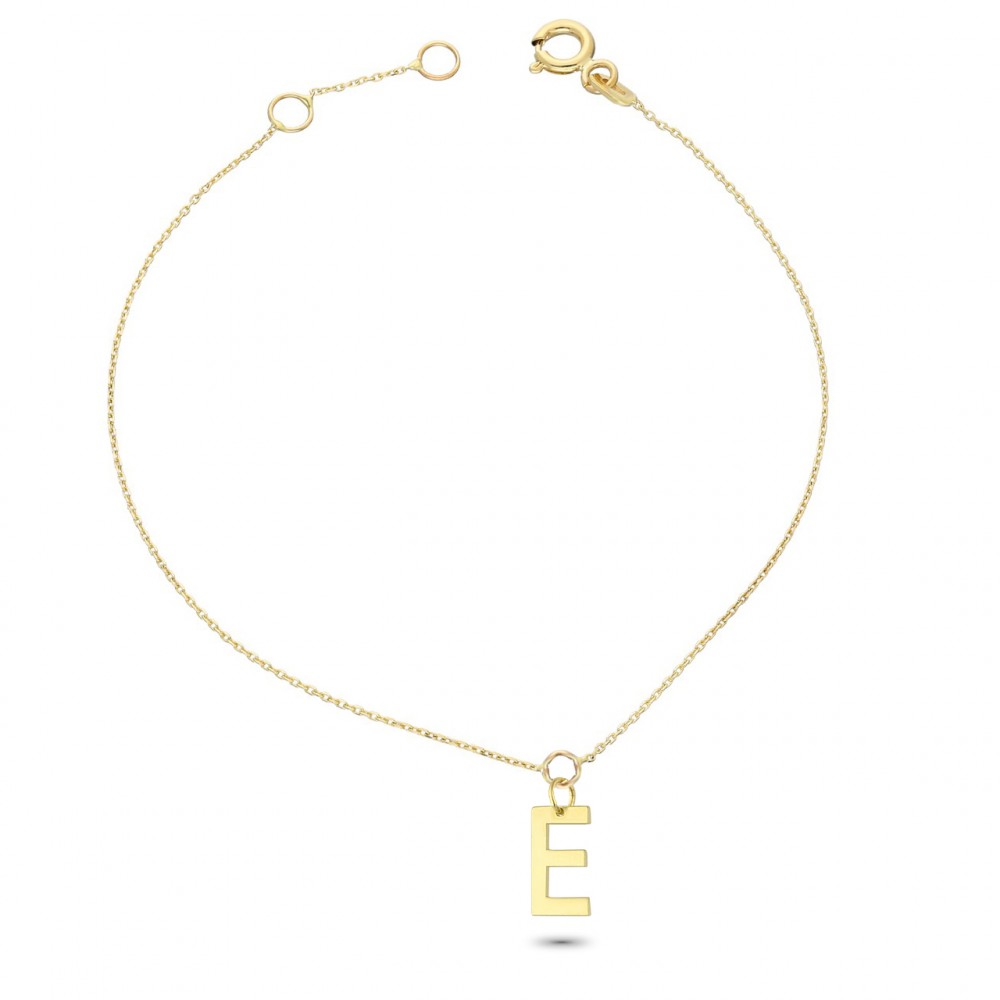 bracelet letter e