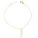 Glorria 14k Solid Gold Letter Ş Bracelet