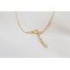 Glorria 925k Sterling Silver Letter Puzzle Necklace