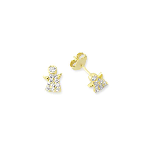Glorria 14k Solid Gold Angel Earring Glorria 14k Solid Gold Angel Earring