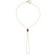 Glorria 14k Solid Gold Drop Shahmaran Bracelet