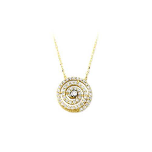 Glorria 14k Solid Gold Lava Necklace Glorria 14k Solid Gold Lava Necklace
