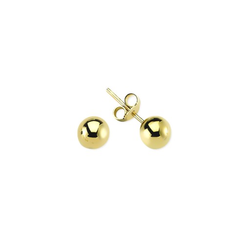 Glorria 14k Solid Gold Ball Earring Glorria 14k Solid Gold Ball Earring