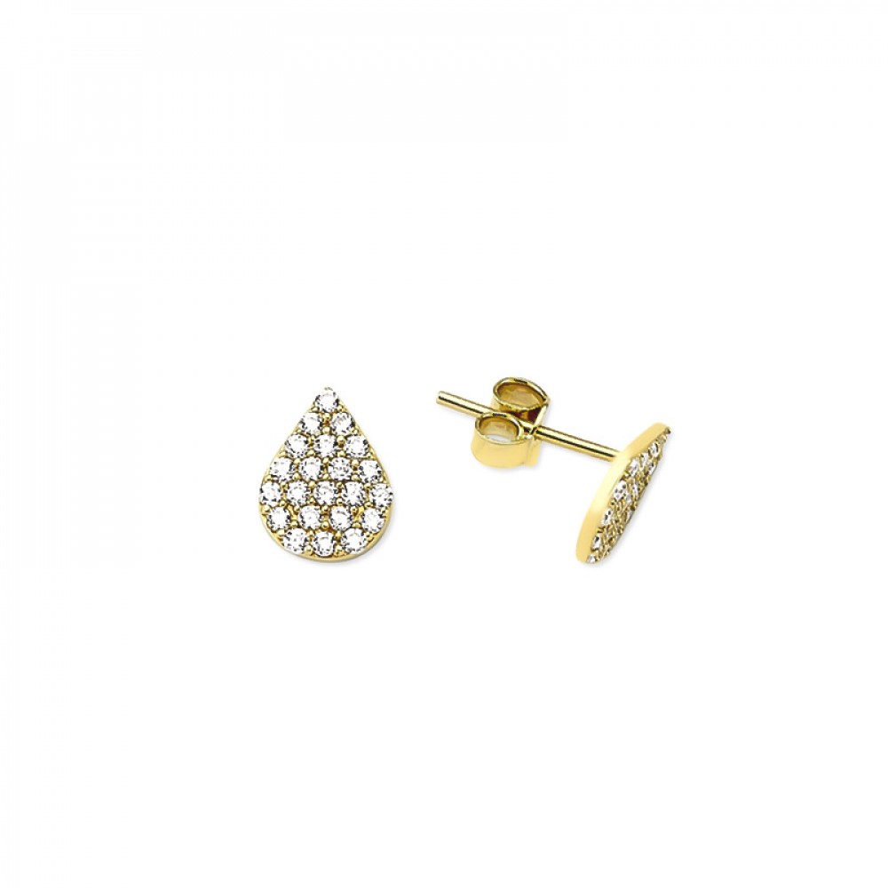 Glorria 14k Solid Gold Drop Earring