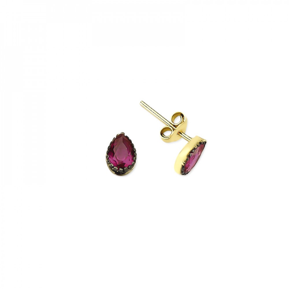 Glorria 14k Solid Gold Drop Earring