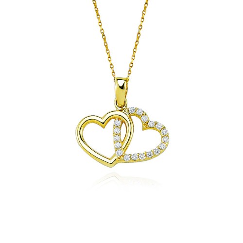 Glorria 8k Solid Gold Heart Pendant