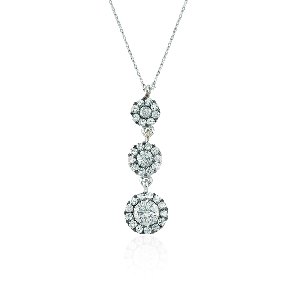 Glorria 925k Sterling Silver Shake Necklace