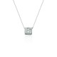 Glorria 925k Sterling Silver Solitaire Necklace