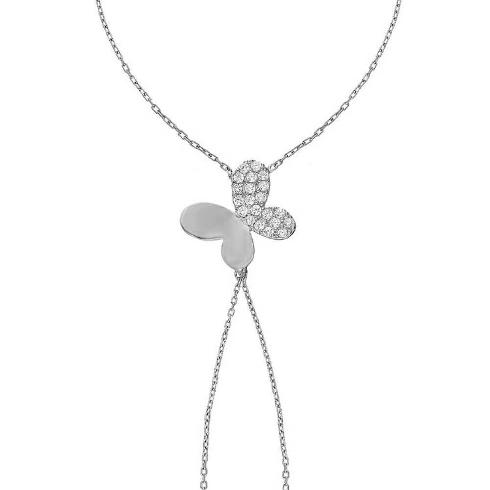 Glorria 925k Sterling Silver Butterfly Shahmaran Glorria 925k Sterling Silver Butterfly Shahmaran